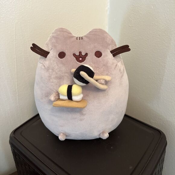 PUSHEEN Sushi Snackable Gund Pusheen Squishy Ultrasoft Plush, 11.5” Tall - Picture 1 of 6